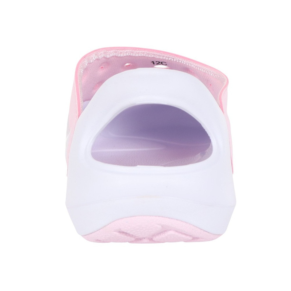 ナイキ（NIKE）（キッズ）サンダル アクア スウッシュ ピンク ホワイト FN0876-600  日常履き タウン レジャー プール 耐久性 クッション性