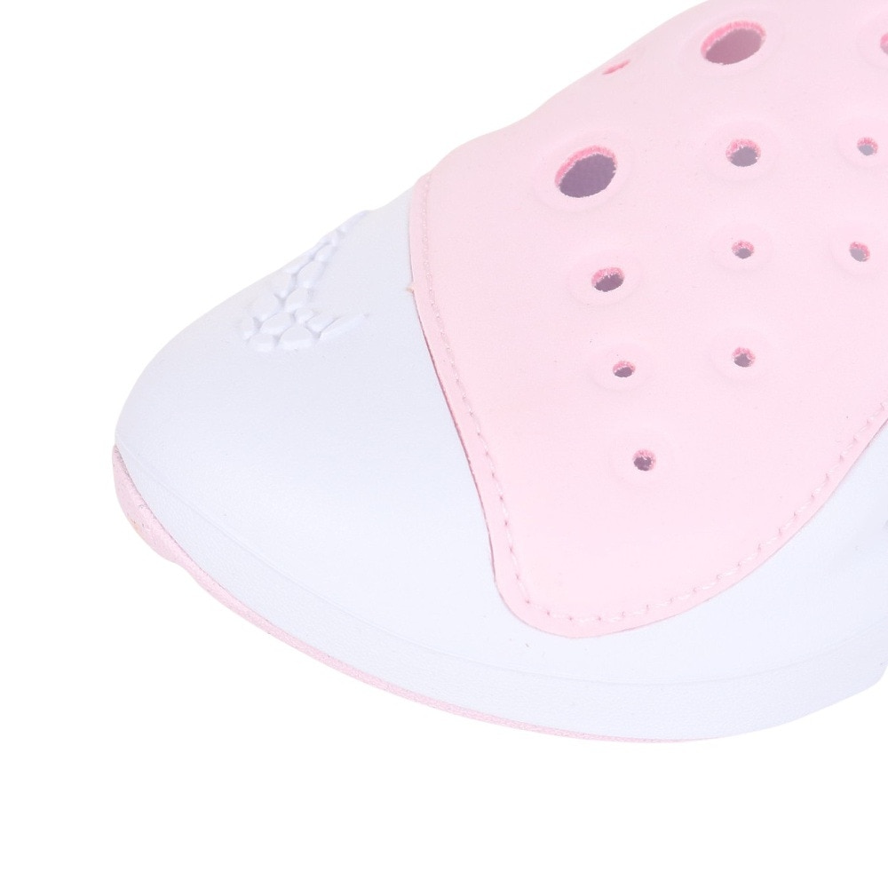 ナイキ（NIKE）（キッズ）サンダル アクア スウッシュ ピンク ホワイト FN0876-600  日常履き タウン レジャー プール 耐久性 クッション性