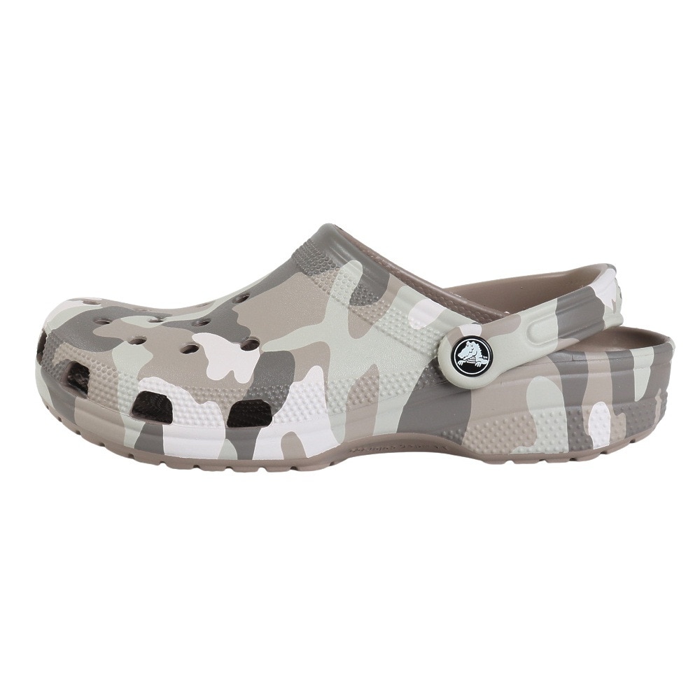 クロックス（crocs）（メンズ、レディース）サンダル クラシックプリンテッドカモクロッグ M/M カモフラージュグレー 206454-2ZJ シャワサン 軽量 