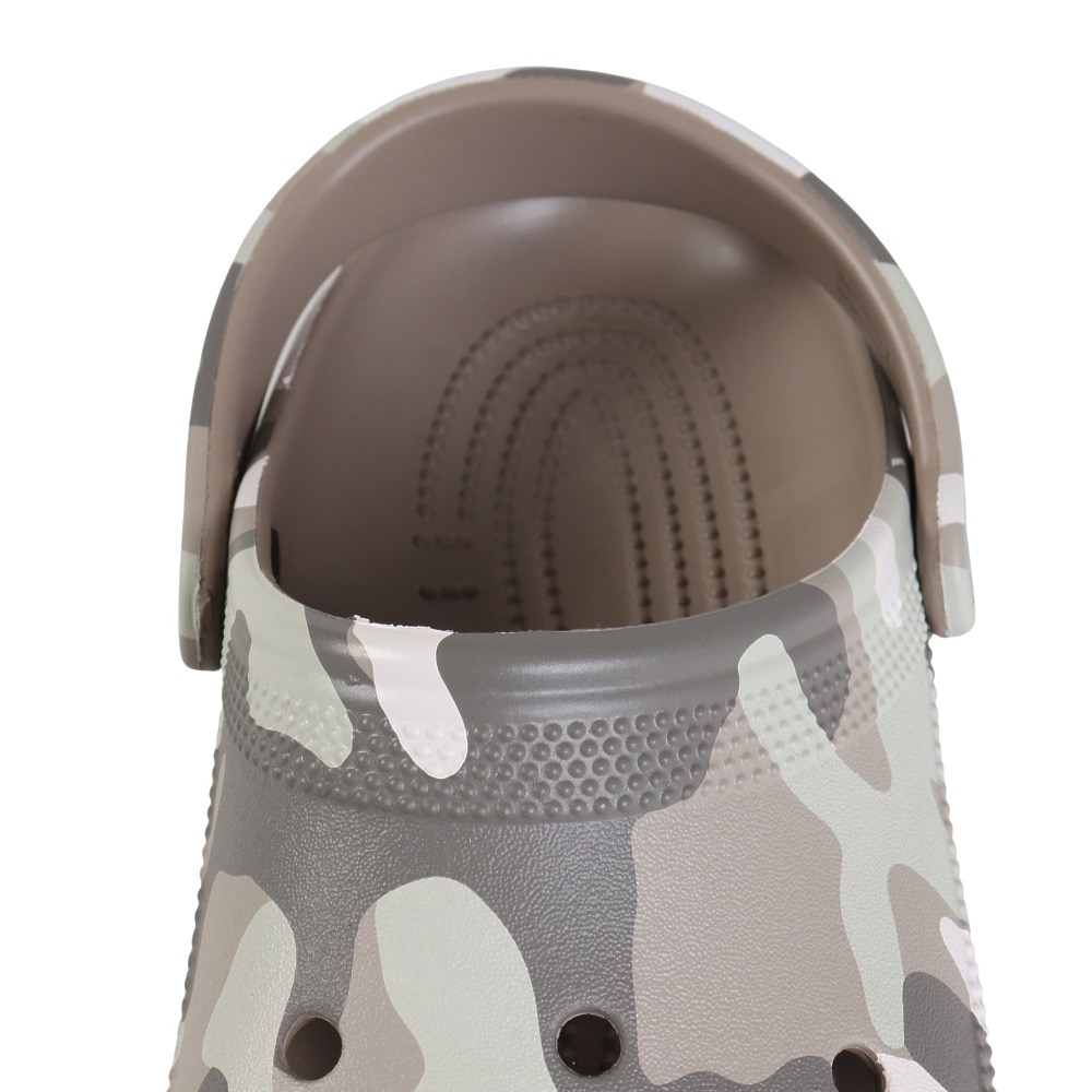 クロックス（crocs）（メンズ、レディース）サンダル クラシックプリンテッドカモクロッグ M/M カモフラージュグレー 206454-2ZJ シャワサン 軽量 
