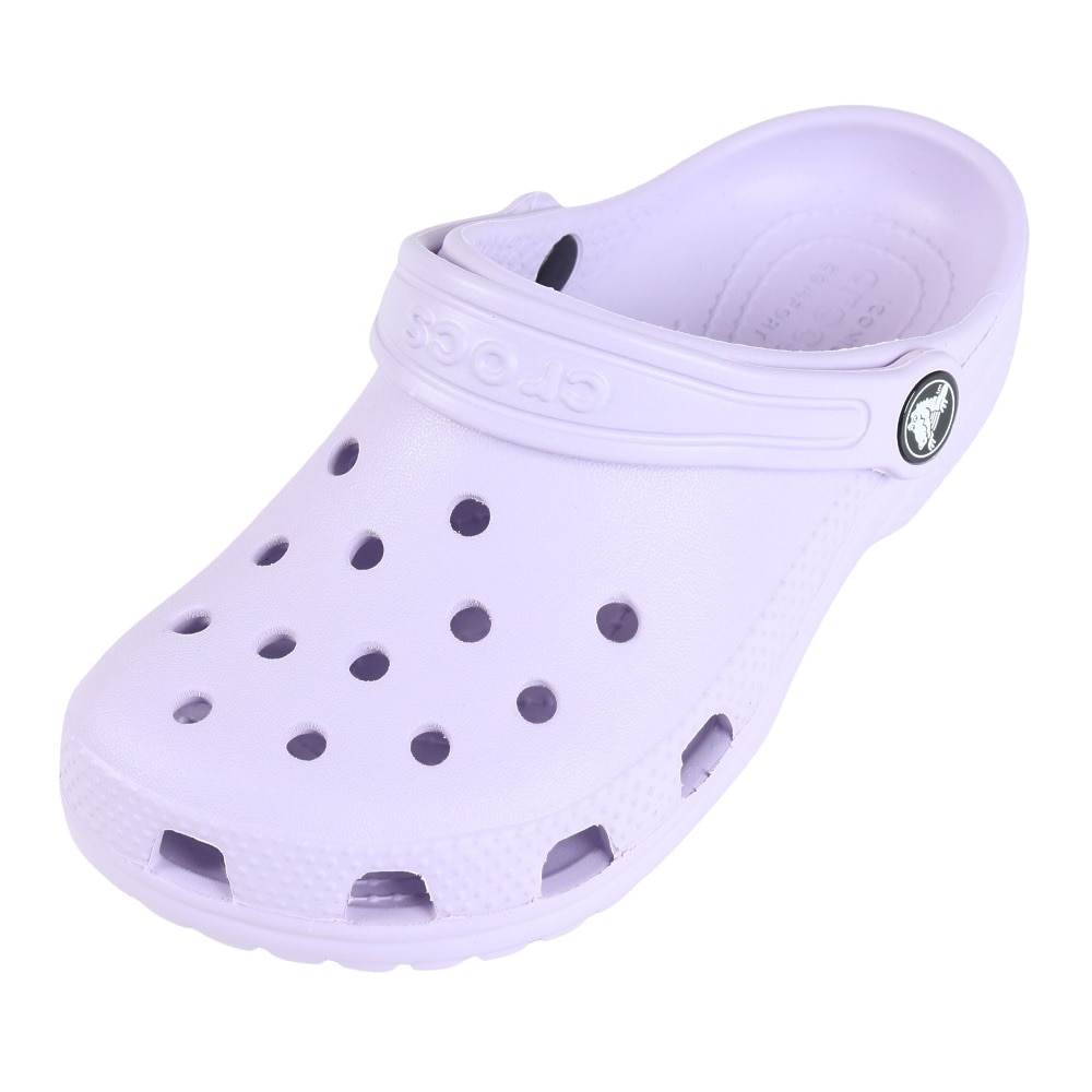 クロックス（crocs）（キッズ）ジュニア サンダル クラシック クロッグ Lavender パープル 206991-530 シャワ－サンダル フィット感 お手入れ簡単