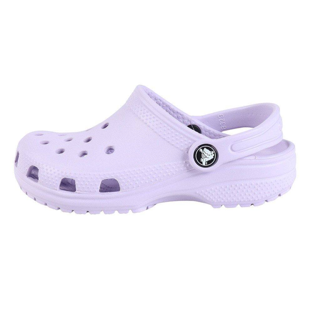 クロックス（crocs）（キッズ）ジュニア サンダル クラシック クロッグ Lavender パープル 206991-530 シャワ－サンダル フィット感 お手入れ簡単