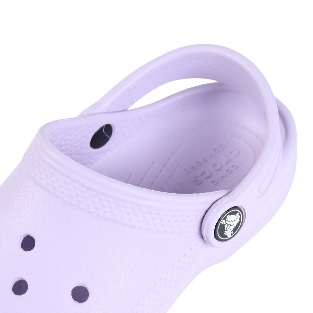 クロックス（crocs）（キッズ）ジュニア サンダル クラシック クロッグ Lavender パープル 206991-530 シャワ－サンダル フィット感 お手入れ簡単