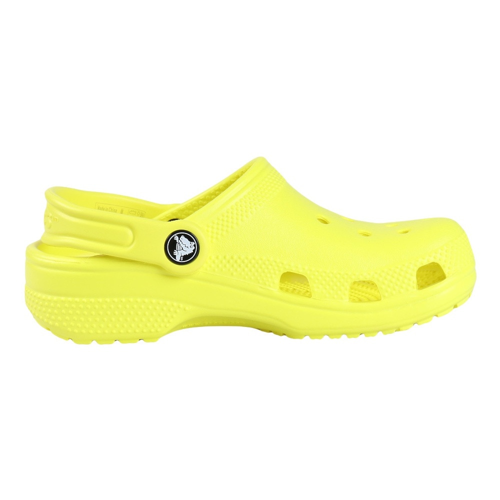 クロックス（crocs）（キッズ）ジュニア サンダル クラシック クロッグ Acidity イエロー 206991-76M シャワ－サンダル フィット感 お手入れ簡単