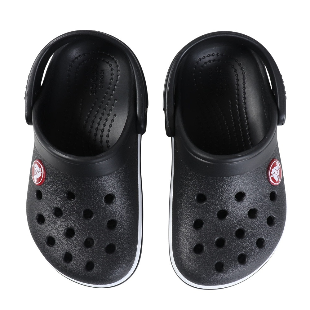 クロックス（crocs）（キッズ）ジュニアサンダル クロックバンドクロッグトドラー Black ブラック 207005-001 シャワサン 軽量 耐久性 お手入れ簡単