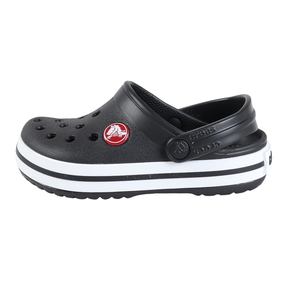 クロックス（crocs）（キッズ）ジュニアサンダル クロックバンドクロッグトドラー Black ブラック 207005-001 シャワサン 軽量 耐久性 お手入れ簡単
