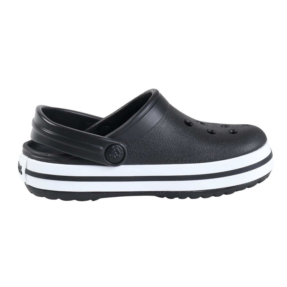 クロックス（crocs）（キッズ）ジュニアサンダル クロックバンドクロッグトドラー Black ブラック 207005-001 シャワサン 軽量 耐久性 お手入れ簡単