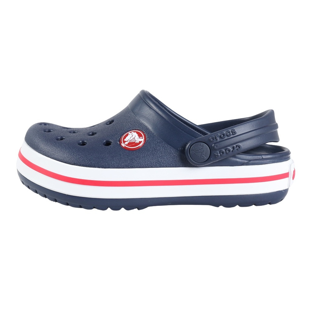 クロックス（crocs）（キッズ）ジュニアサンダル クロックバンドクロッグトドラー N/R ネイビー 207005-485 シャワサン 軽量 耐久性 お手入れ簡単