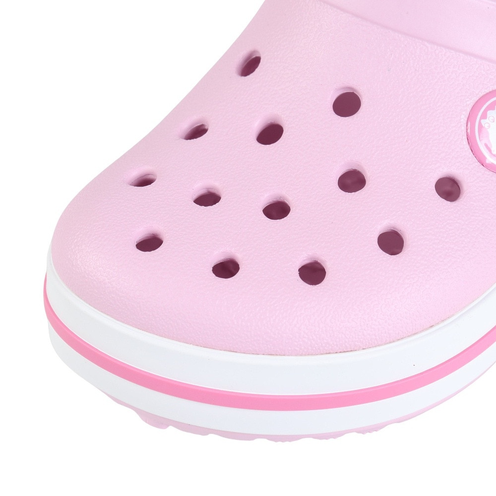 クロックス（crocs）（キッズ）ジュニアサンダル クロックバンドクロッグトドラー Pink ピンク 207005-6GD シャワサン 軽量 耐久性 お手入れ簡単