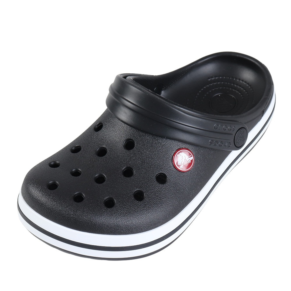 クロックス（crocs）（キッズ）ジュニアサンダル クロックバンドクロッグトドラー Black ブラック 207006-001 シャワサン 軽量 耐久性 お手入れ簡単