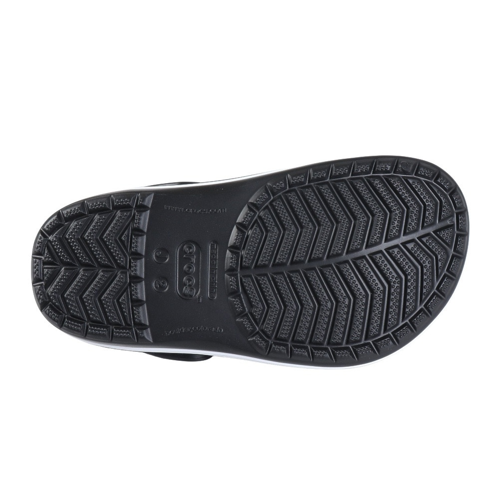 クロックス（crocs）（キッズ）ジュニアサンダル クロックバンドクロッグトドラー Black ブラック 207006-001 シャワサン 軽量 耐久性 お手入れ簡単