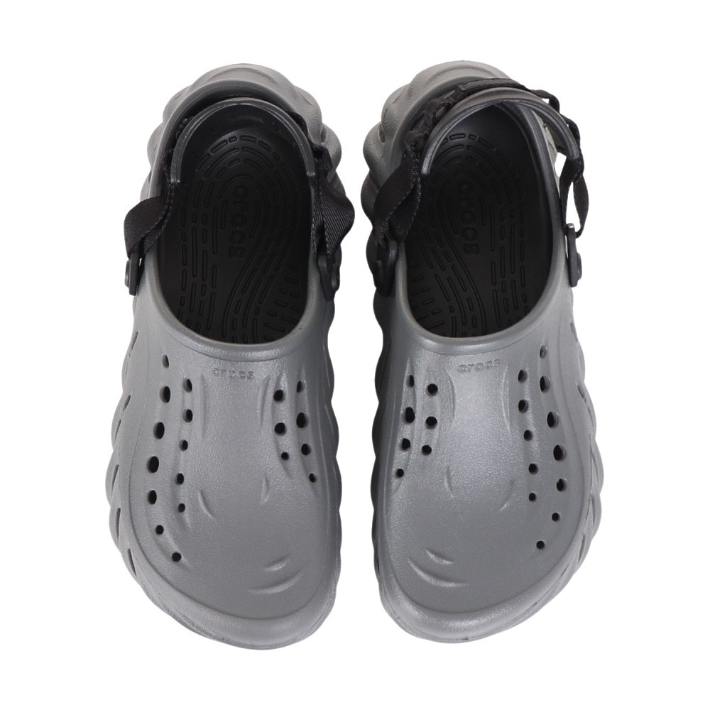 クロックス（crocs）（メンズ、レディース）スポーツサンダル エコークロッグ S/G グレー 207937-0DA 軽量 速乾性 通気性 タウン レジャー 日常履き
