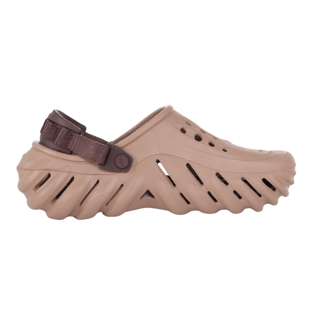 クロックス（crocs）（メンズ、レディース）スポーツサンダル エコークロッグ モカチャ 207937-2Q9 軽量 速乾性 通気性 タウン レジャー 日常履き