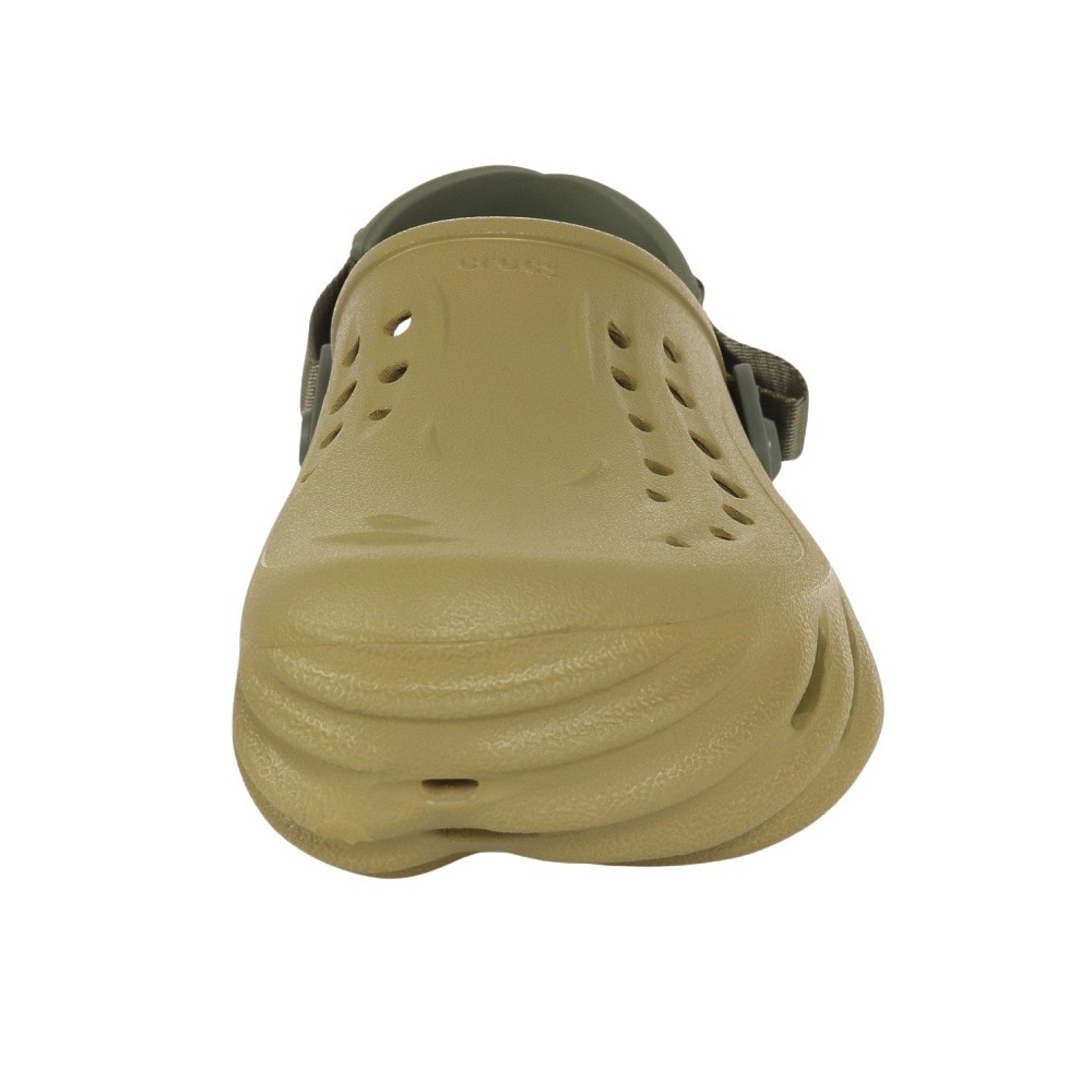 クロックス（crocs）（メンズ、レディース）スポーツサンダル エコークロッグ モスグリーン 207937-3UA 軽量 速乾性 通気性 タウン レジャー 日常履き