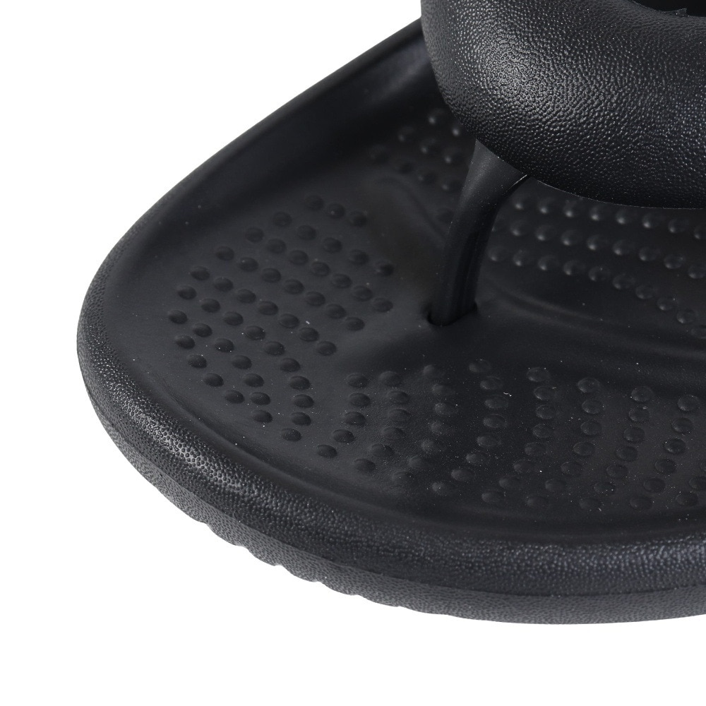 クロックス（crocs）（メンズ、レディース）サンダル メロウリカバリーフリップ Bl ブラック 208437-001 シャワサン 鼻緒付き シンプル やわらかい