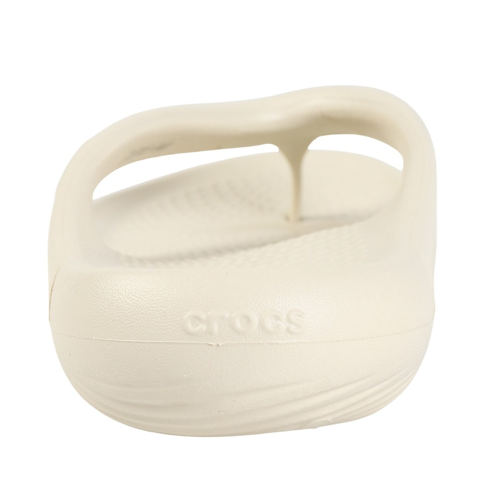 クロックス（crocs）（メンズ、レディース）サンダル メロウリカバリーフリップ Bo ベージュ 208437-2Y2 シャワサン 鼻緒付き シンプル やわらかい