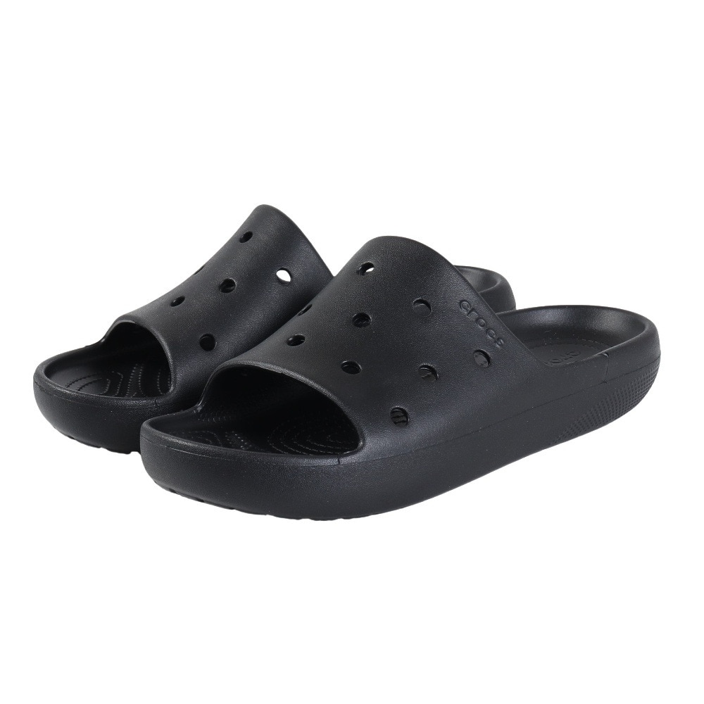 クロックス（crocs）（メンズ、レディース）サンダル クラシックスライド 2.0 Black ブラック 209401-001 シャワサン 軽量 速乾性 お手入れ簡単