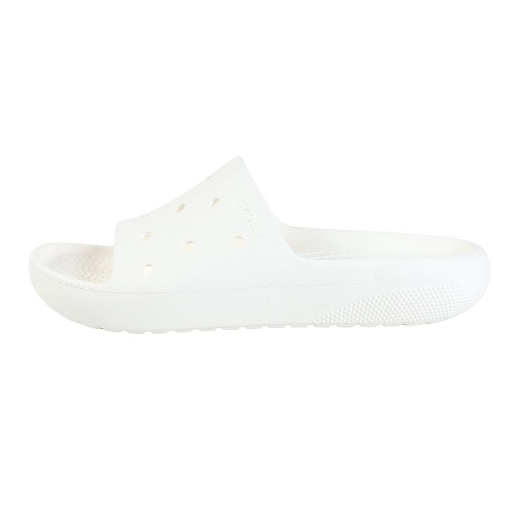 クロックス（crocs）（メンズ、レディース）サンダル クラシック スライド 2.0 White ホワイト 209401-100 シャワサン 軽量 速乾性 お手入れ簡単