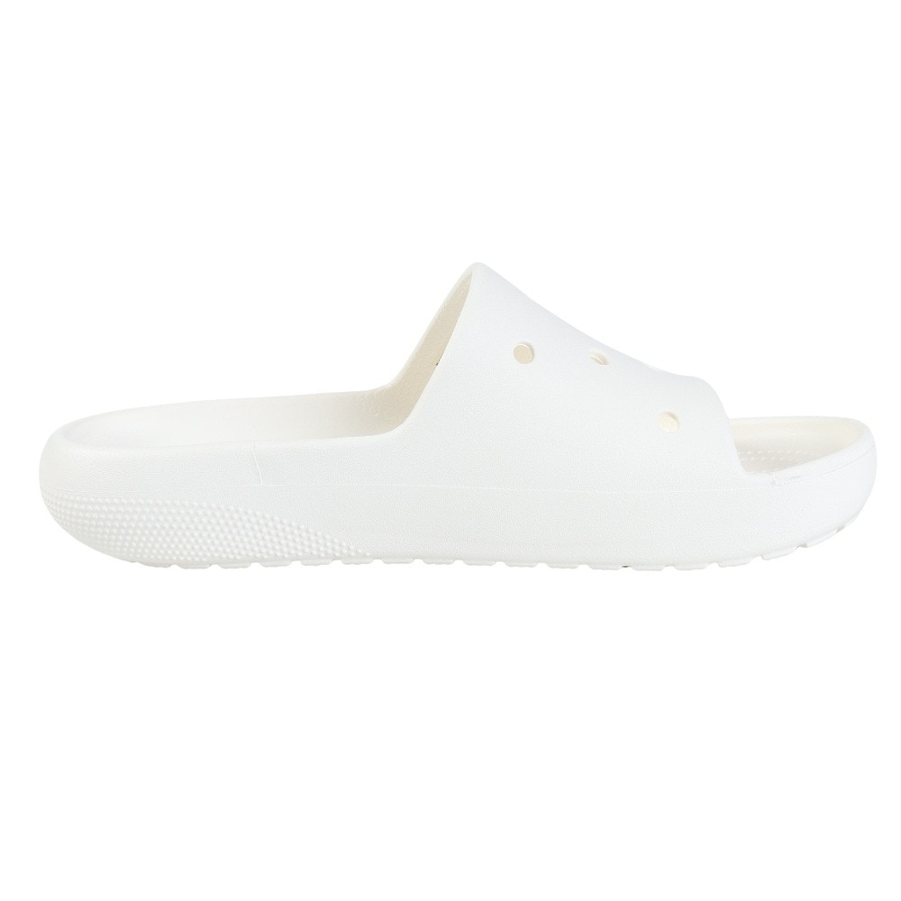 クロックス（crocs）（メンズ、レディース）サンダル クラシック スライド 2.0 White ホワイト 209401-100 シャワサン 軽量 速乾性 お手入れ簡単