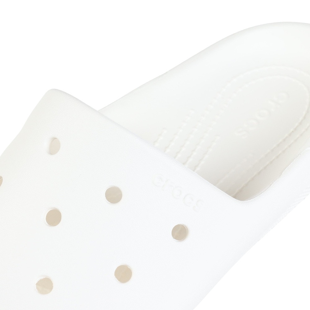 クロックス（crocs）（メンズ、レディース）サンダル クラシック スライド 2.0 White ホワイト 209401-100 シャワサン 軽量 速乾性 お手入れ簡単