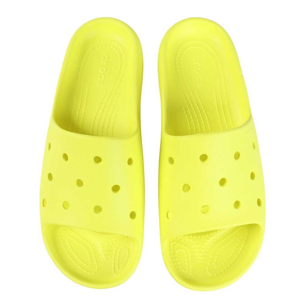 クロックス（crocs）（メンズ、レディース）サンダル クラシックスライド 2.0 Acidity イエロー 209401-76M シャワサン 軽量 速乾性 お手入れ簡単