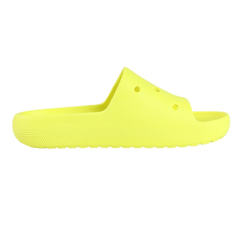 クロックス（crocs）（メンズ、レディース）サンダル クラシックスライド 2.0 Acidity イエロー 209401-76M シャワサン 軽量 速乾性 お手入れ簡単