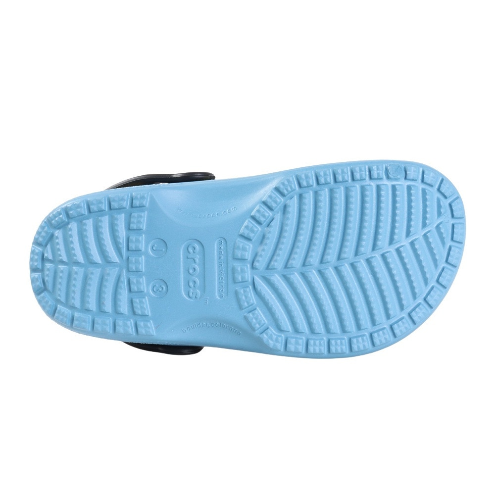 クロックス（crocs）（キッズ）ジュニアサンダル ミニオン×クロックスクラシッククロッグ ブルー イエロー 209489-001 シャワーサンダル