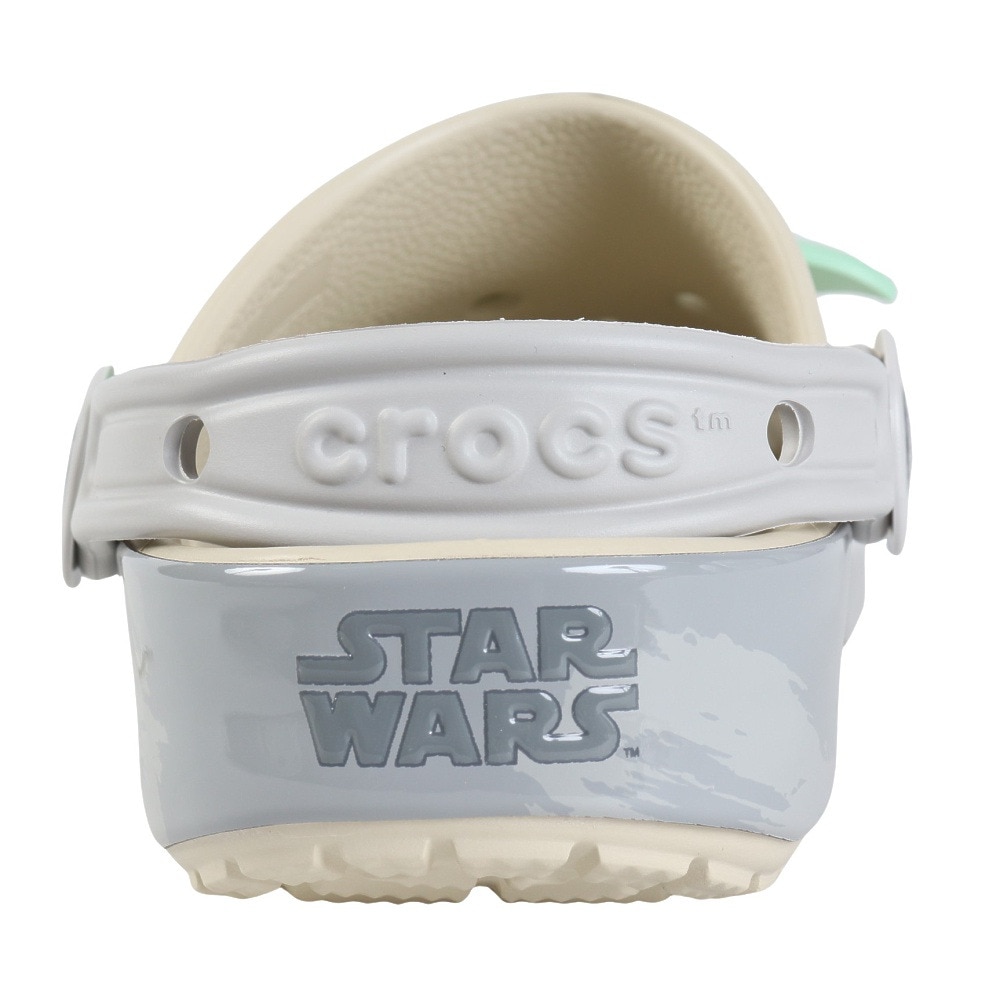 クロックス（crocs）（キッズ）ジュニアサンダル スターウォーズグローグークラシッククロッグ ベージュ 209494-2Y2 シャワーサンダル