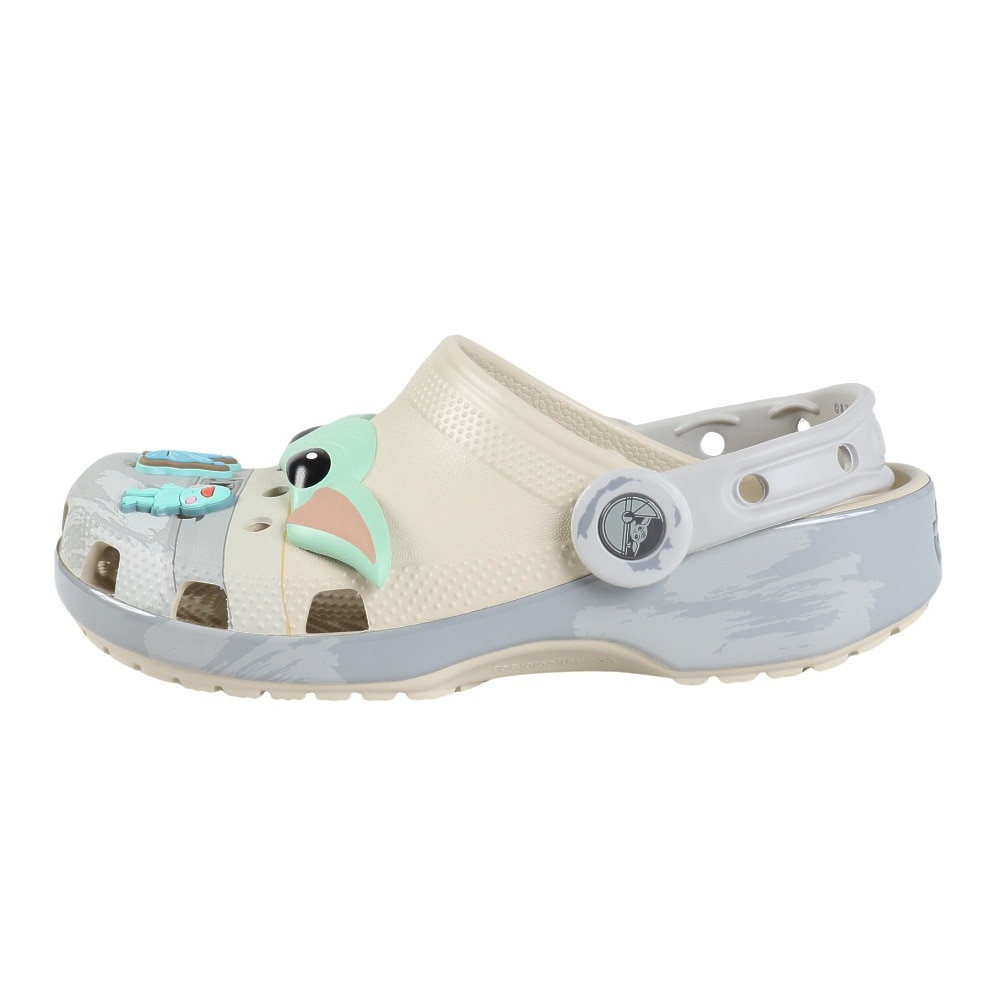 クロックス（crocs）（キッズ）ジュニアサンダル スターウォーズグローグークラシッククロッグ ベージュ 209494-2Y2 シャワーサンダル