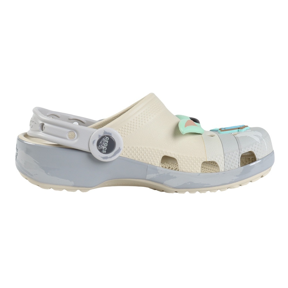 クロックス（crocs）（キッズ）ジュニアサンダル スターウォーズグローグークラシッククロッグ ベージュ 209494-2Y2 シャワーサンダル