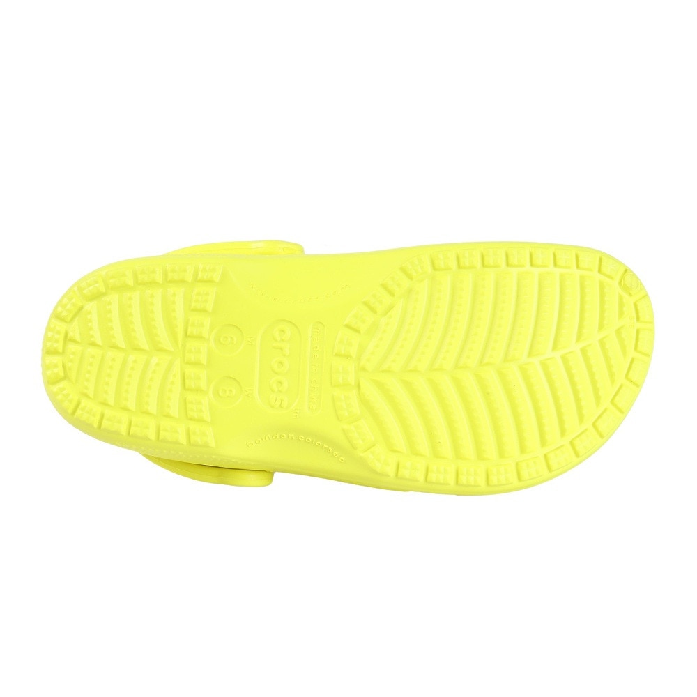 クロックス（crocs）（メンズ、レディース）サンダル クラシッククロッグ Acidity イエロー 10001-76M シャワサン 軽量 通気性 お手入れ簡単