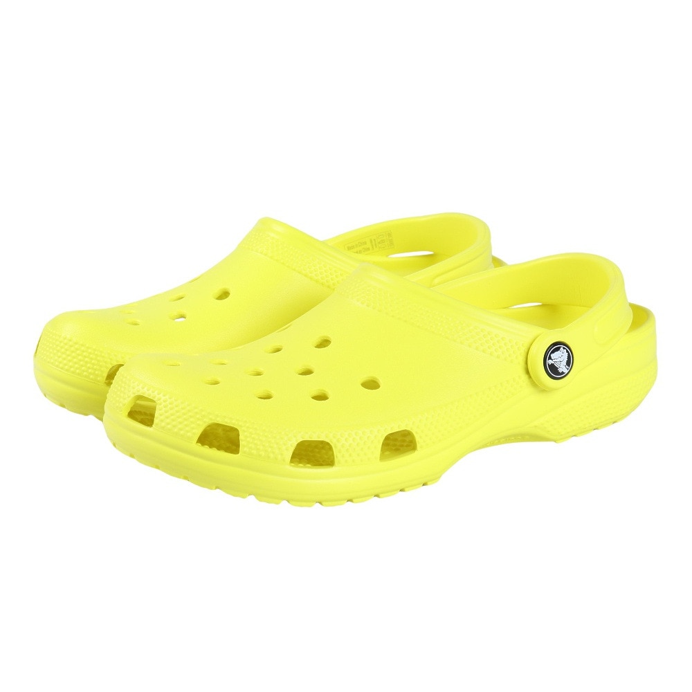 クロックス（crocs）（メンズ、レディース）サンダル クラシッククロッグ Acidity イエロー 10001-76M シャワサン 軽量 通気性 お手入れ簡単