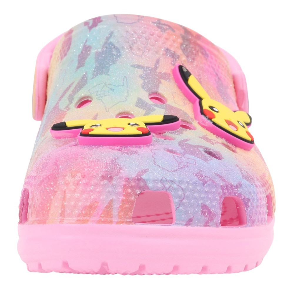クロックス（crocs）（レディース、キッズ）サンダル ピカチュウ ピンク クラシック クロッグ 211229-90H