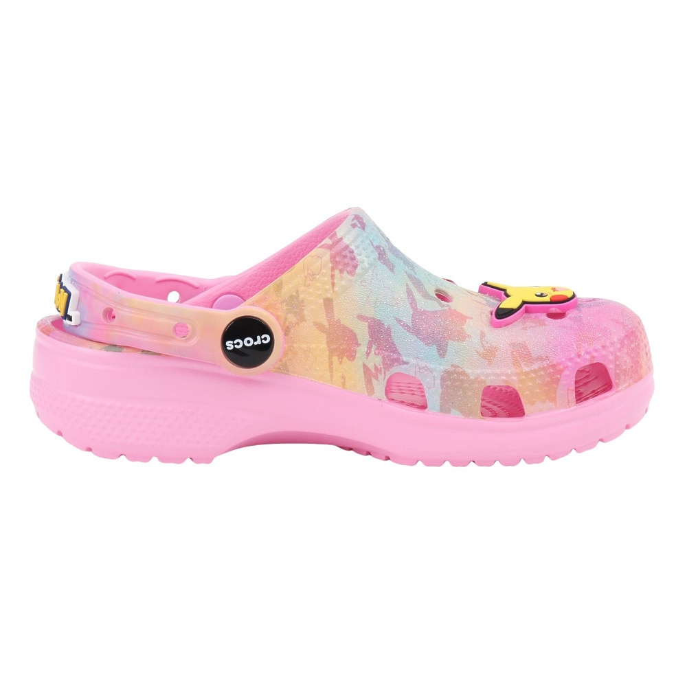 クロックス（crocs）（レディース、キッズ）サンダル ピカチュウ ピンク クラシック クロッグ 211229-90H