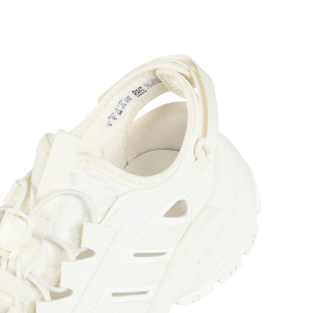アディダス（adidas）（レディース）スポーツサンダル スニーカーサンダル ホワイトJP8897 通気性 フィット感 安定 グリップ力 アウトドア 厚底