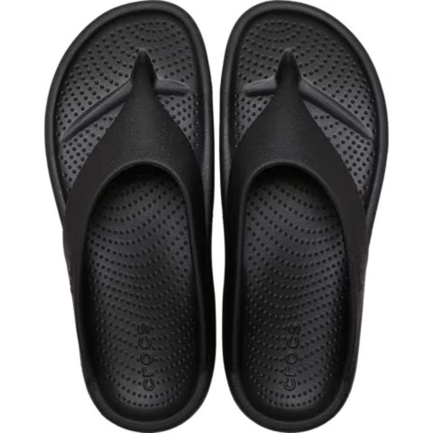 クロックス（crocs）（レディース）サンダル メロウ リカバリー フリップ Blk 211100-001