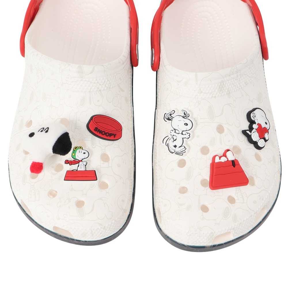 クロックス（crocs）（メンズ、レディース）スポーツサンダル ピーナッツ クラシック クロッグ ホワイト 211124-90H シャワーサンダル アウトドア レジャー