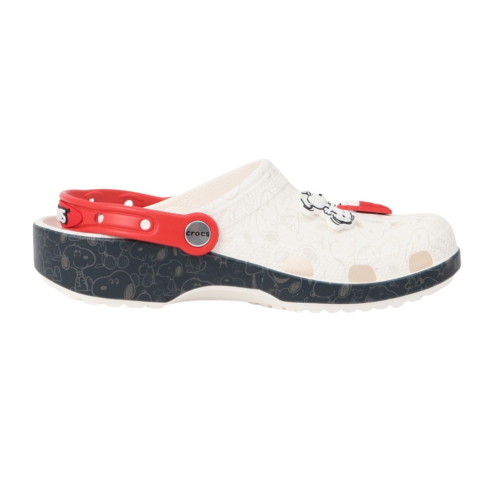 クロックス（crocs）（メンズ、レディース）スポーツサンダル ピーナッツ クラシック クロッグ ホワイト 211124-90H シャワーサンダル アウトドア レジャー