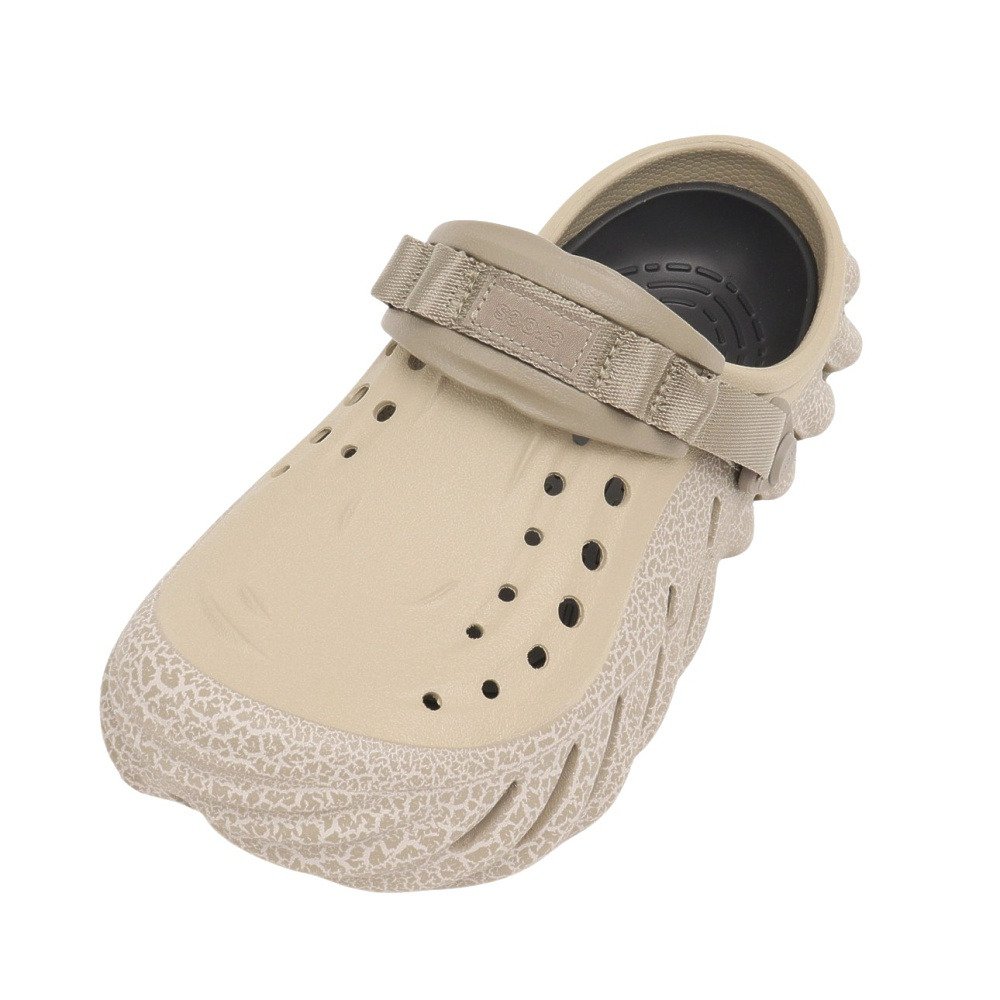 クロックス（crocs）（メンズ、レディース）サンダル エコー クラックル クロッグ Moth ブラウン 211630-0LJ スポーツサンダル