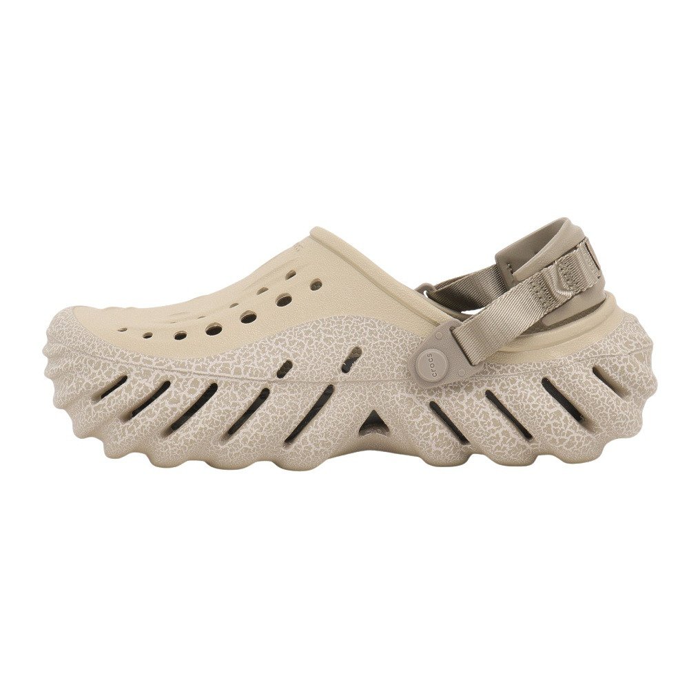 クロックス（crocs）（メンズ、レディース）サンダル エコー クラックル クロッグ Moth ブラウン 211630-0LJ スポーツサンダル