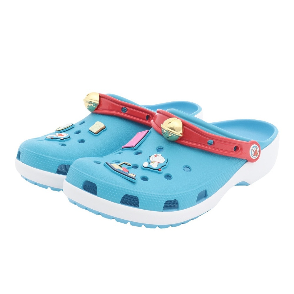 クロックス(crocs)サンダル ドラえもん クラシック クロッグ ブルー 211691-90H スポーツサンダル カジュアル… クロックス（crocs）（メンズ、レディース）サンダル ドラえもん
