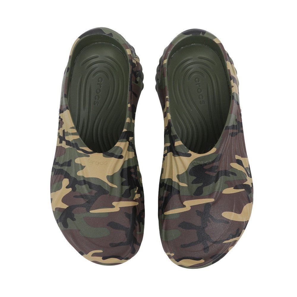 さな crocs（クロックス） Echo Camo Wave 212044-3TC クロッグサンダル