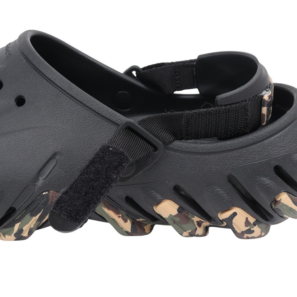 クロックス（crocs）（メンズ）サンダル エコー カモ RO クロッグ Blk
