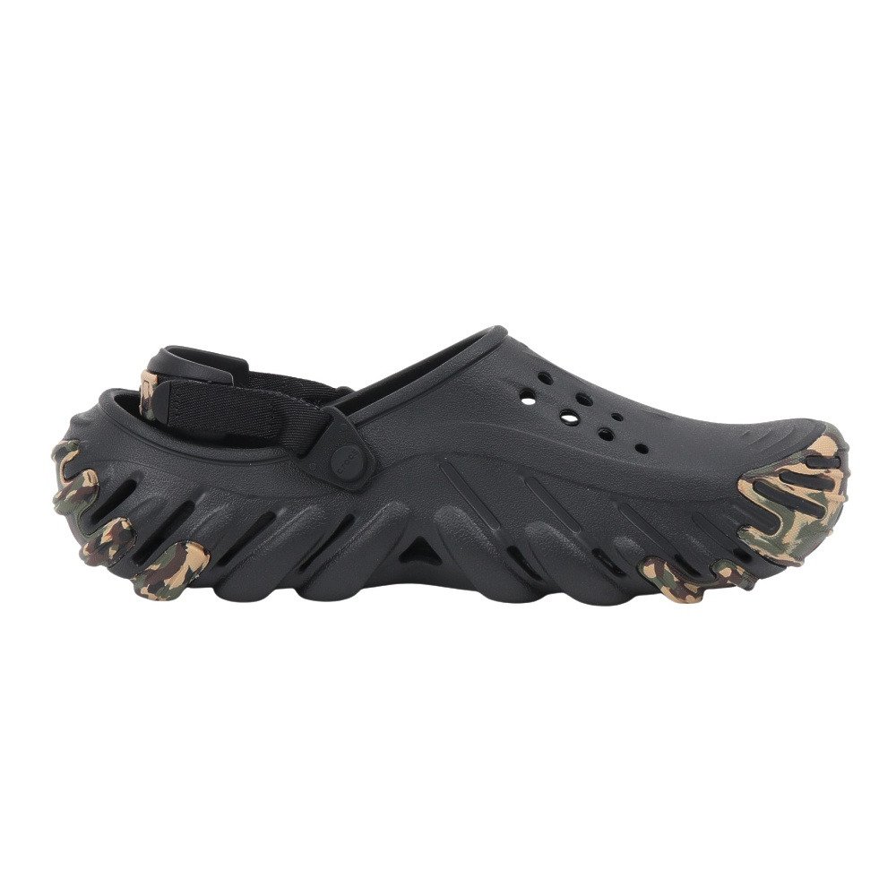 クロックス（crocs）（メンズ）サンダル エコー カモ RO クロッグ Blk