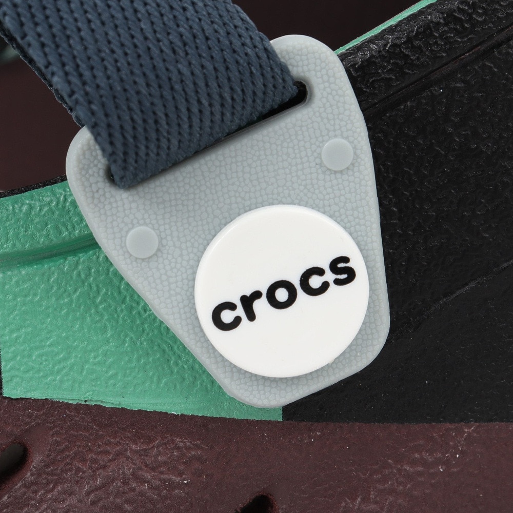 クロックス（crocs）（メンズ、レディース）サンダル 「鬼滅の刃」 炭治郎 エコー クロッグ グリーン ブラック 212434-90H スポーツサンダル