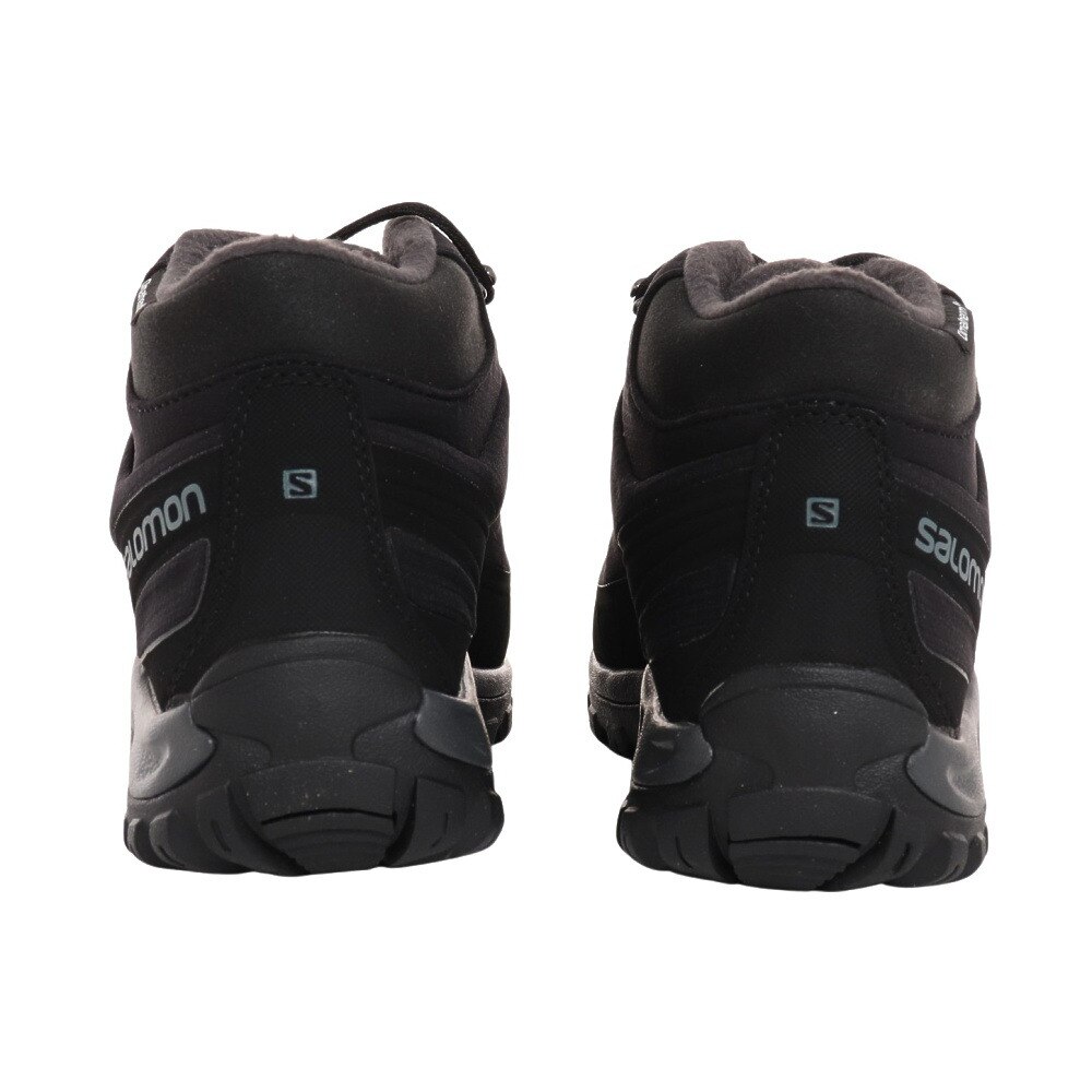 サロモン（SALOMON）（メンズ）スノーブーツ 防水 黒 SHELTER CLIMASALOMON WATERPROOF ブラック  L41110400 ウィンターシューズ ハイカット スニーカー スポーツ用品はスーパースポーツゼビオ