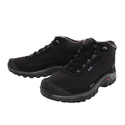 サロモン（SALOMON）（メンズ）スノーブーツ 防水 黒 SHELTER CLIMASALOMON WATERPROOF ブラック L41110400 ウィンターシューズ ハイカット スニーカー