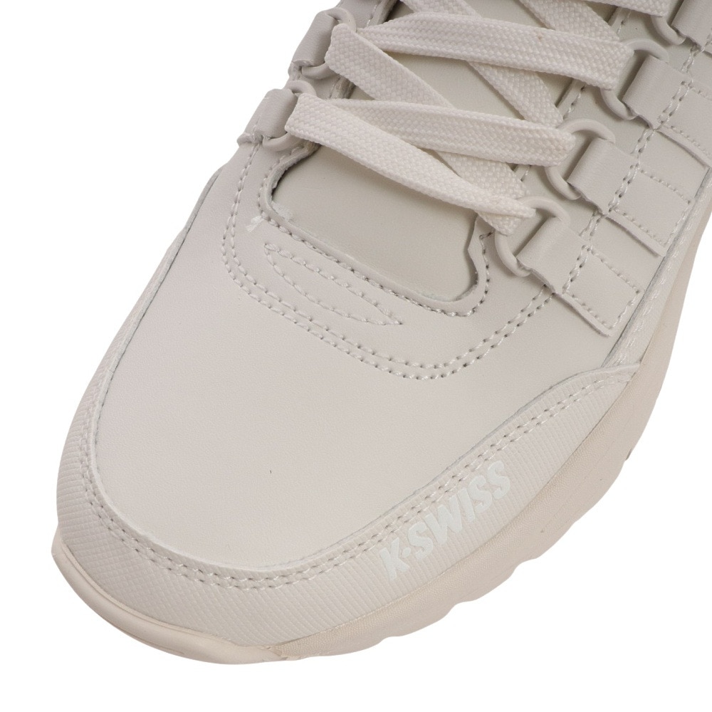 ケースイス（K SWISS）（メンズ、レディース）スノーブーツ 防水 白 KSLW 06 MID Snow White ホワイト 36102100 ウィンターシューズ 防寒 防滑 ハイカット