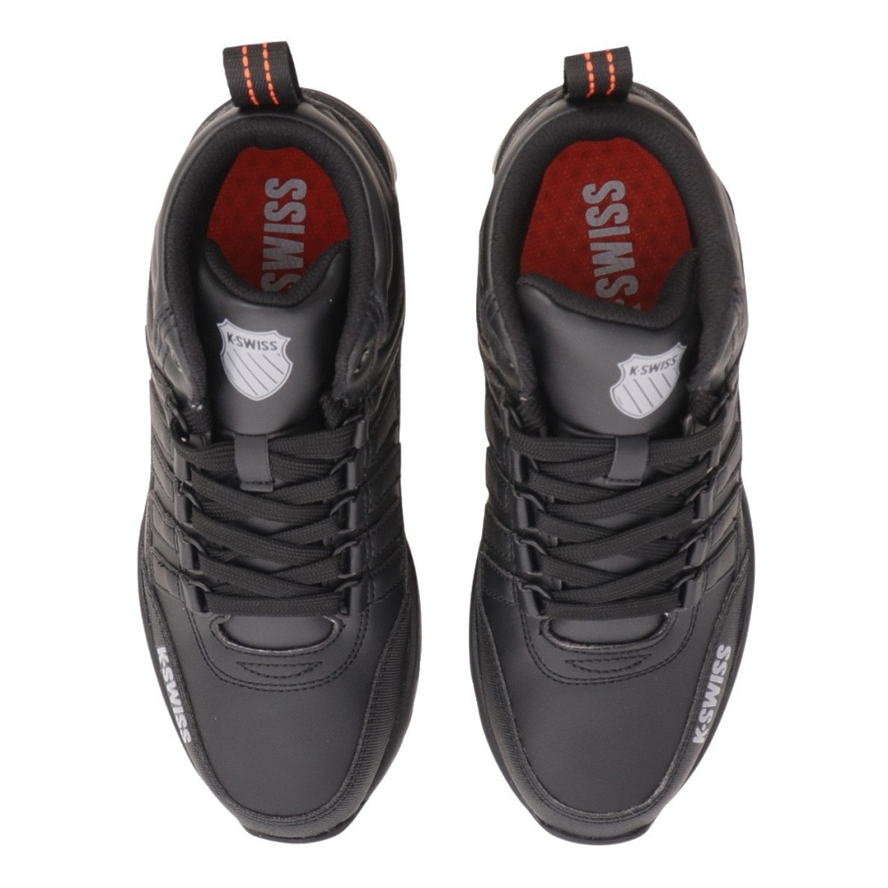 ケースイス（K SWISS）（メンズ、レディース）スノーブーツ 防水 黒 KSLW 06 MID Black ブラック K 36102102 ウィンターシューズ 防寒 防滑 ハイカット 