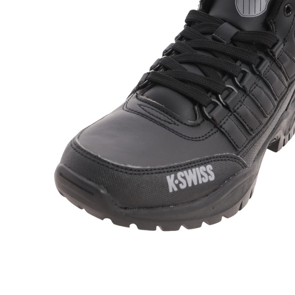 ケースイス（K SWISS）（メンズ、レディース）スノーブーツ 防水 黒 KSLW 06 MID Black ブラック K 36102102 ウィンターシューズ 防寒 防滑 ハイカット 